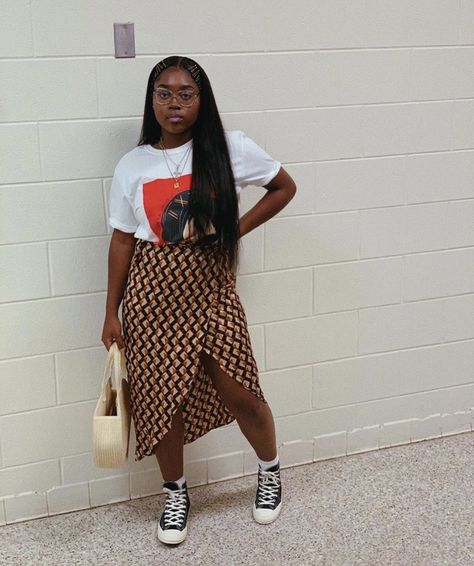 Church Girl Aesthetic Outfit, Claire Character, Casual Church Outfits Black Women, Creative Style Outfits, Casual Church Outfits Summer, Church Outfit Casual, Church Girl, African Clothing Styles