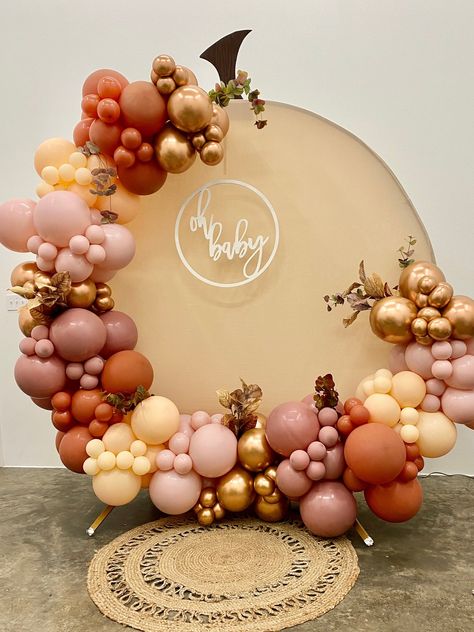 Falling For You DIY Balloon Arch Garland Kit | Muted Boho Beige Blush Burnt Orange Mauve Pink | Fall Baby Shower Party Balloon Decor Pink Fall Baby Shower, Diy Balloon Arch, Art Balloon, Orange Baby Shower, 5 Balloons, Pink Fall, Balloon Kits, Diy Balloon, Beige Boho