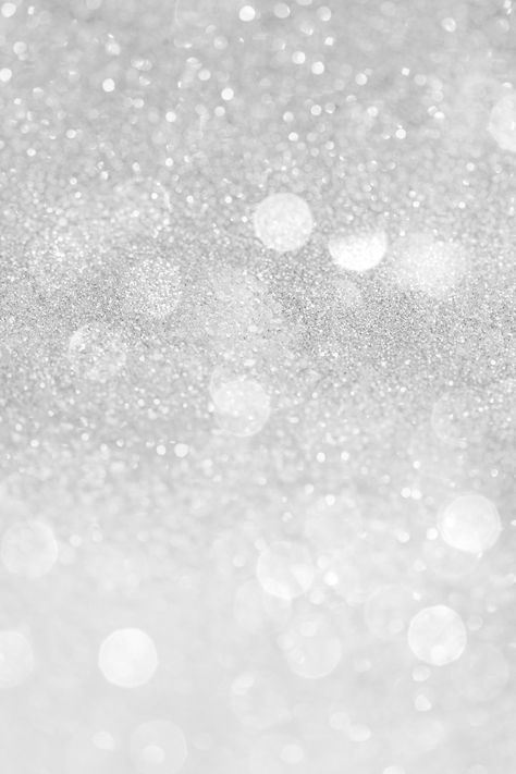 White glitter pattern on a gray background | free image by rawpixel.com / katie White And Silver Decorations, White Glitter Wallpaper, Silver Glitter Background, White Glitter Background, Cool Backgrounds For Iphone, Blurred Lights, Sparkles Background, Glitter Pattern, Wall Paper Phone