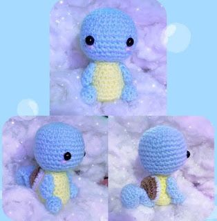 PATRONES AMIGURUMI GRATIS: PATRON GRATIS SQUIRTLE | POKEMON AMIGURUMI 54966 Pokemon Amigurumi, Crochet Pokemon, Pikachu, Pokemon, Amigurumi, Internet, Crochet, Pokémon