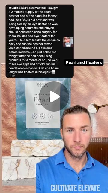 CultivateElevate on Instagram: "❤️Pearl powder success story with lashes, eye floaters, and cataracts. Mother Nature always heals without side effects and without strange ingredients. One ingredient: Pearl powder
.
https://cultivateelevate.com/shop/
.
#paleo #coffee #vegan #keto #sustainability #superfoodsmoothie #organic #veganfood #smoothierecipes #holistichealth #plantbaseddiet #adaptogens #smoothie #mushrooms #healthylifestyle #coffeetime #arthritis #meditation #inflammation #supplements #brainhealth #backtonature #nature #eyes #cats #cultivateelevate #electroculture #gardening #copper" Pearl Powder Benefits, Inflammation Supplements, Electroculture Gardening, Paleo Coffee, Eye Floaters, Healthy Remedies, Superfood Smoothie, Pearl Powder, Vegan Keto