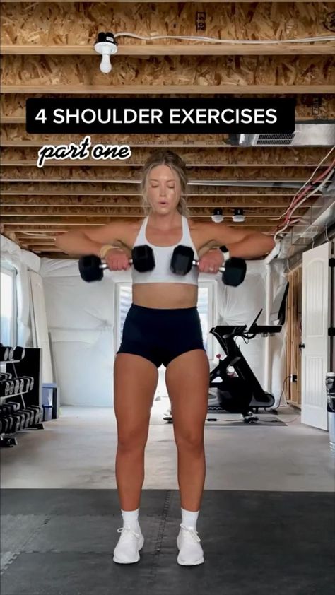 Pin on Arms Workouts Dumbbell Routine For Women, Dumbbell Only Shoulder Workout, Dump Bell Workouts, Back Excersice Women Dumbell, Back Workout With Dumbbells Women, Jeans Work Outfits Women Winter, Arms With Dumbbells, Home Dumbell Workout For Women, Workout Dumbell Women