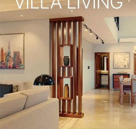 Living Hall Partition, Hall Partition Living Rooms, Partition Design Ideas, Wooden Partition Design, Modern Partition, Modern Partition Walls, Room Partition Wall, Wood Partition, Wall Partition Design