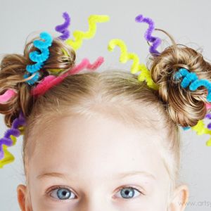 Easy Wacky Hair Day Ideas, Wacky Hair Day Ideas, Wacky Hair Day, Beautiful Braided Hair, Wacky Hair Days, Going Out Hairstyles, Crazy Hair Day, Wacky Hair