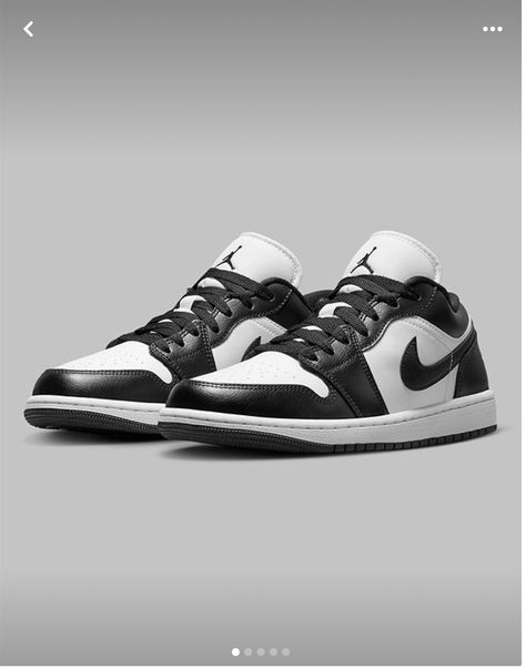 Panda Air Jordan, Jordan 1 Low Panda, Panda Nike, Matching Sneakers, Wmns Air Jordan 1, Jordan Low, Jordan White, Nike Air Jordan 1 Low, Jordan Black