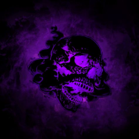 Purple Skull Aesthetic, Black And Purple Aesthetic Dark, Purple Pfps, Purple Goth, Dragon Ball Z Iphone Wallpaper, Purple Skull, Dark Purple Wallpaper, Nightmares Art, Purple Vibe