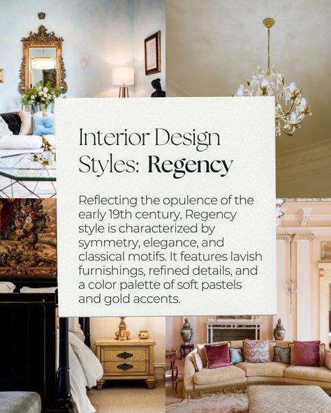 Interior Design Styles: Regency | Regency aesthetic | interior design #Regency #interiordesign Regency Modern Interior, Regency Style House, Modern Regency Interior, Regency Style Interior, Regency Interior Design, Modern Regency, Regency Core, Regency Interior, Regency Aesthetic