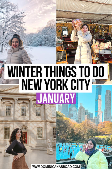 a girl in prospect park brooklyn in the winter covered with snow; girl shopping at a market in bushwick nyc brooklyn; girl in a nice nyc museum indoors; girl ice skating in central park in the winter wearing cute coat Nyc In January, New York In January, Nyc January, Winter In Nyc, New York January, Winter Nyc, Cozy Cafe, Hotel Price, Art Culture