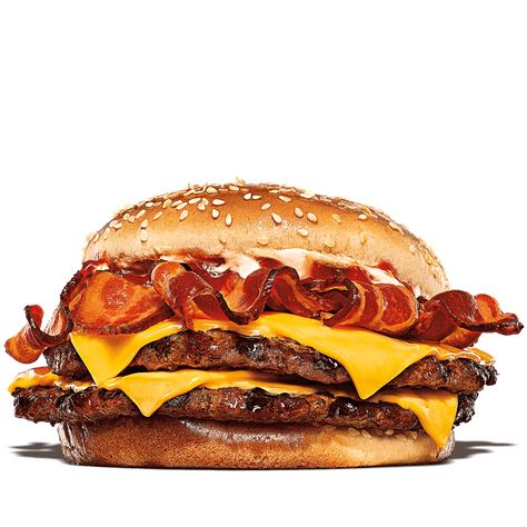 Burger King Bacon King, Tasty Pastry, Taco Restaurant, Tangy Bbq Sauce, Burger Menu, Bbq Bacon, Takeout Food, Pizza Burgers, Bacon Burger