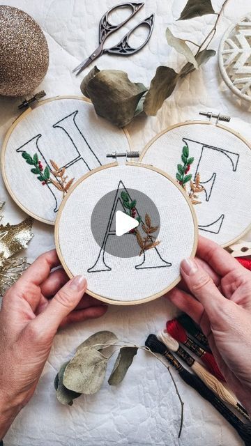 Cupofneedles♡Hand embroidery on Instagram: "✨️Festive Alphabet is here!✨️ If you want to make really special Christmas gifts, then it is for you!😊

Beginner friendly! 5 inch PDF pattern + 26 schemes for each letter + 3 full video tutorials✨️

Buy on my website, link is in my bio😉" Special Christmas Gifts, Special Christmas Gift, Website Link, Video Tutorials, My Website, Pdf Pattern, Hand Embroidery, Alphabet, Christmas Gifts