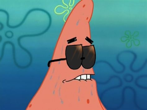 love patrick Patrick Star Funny, Humor Spongebob, Patrick Meme, Funny Patrick, Meme Spongebob, Spongebob Pics, Tyler The Creator Wallpaper, Spongebob Funny, Cool Glasses