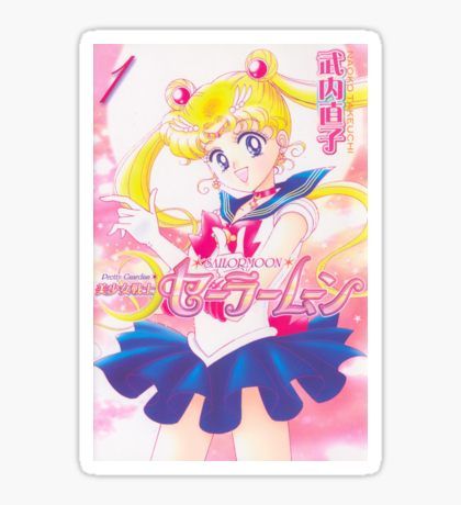 Sailor Moon Stickers | Redbubble Terra Formars, Powerpuff Girls Characters, Naoko Takeuchi, Arte Sailor Moon, Sailor Moon Usagi, Sailor Moon Manga, Moon Poster, Usagi Tsukino, Host Club