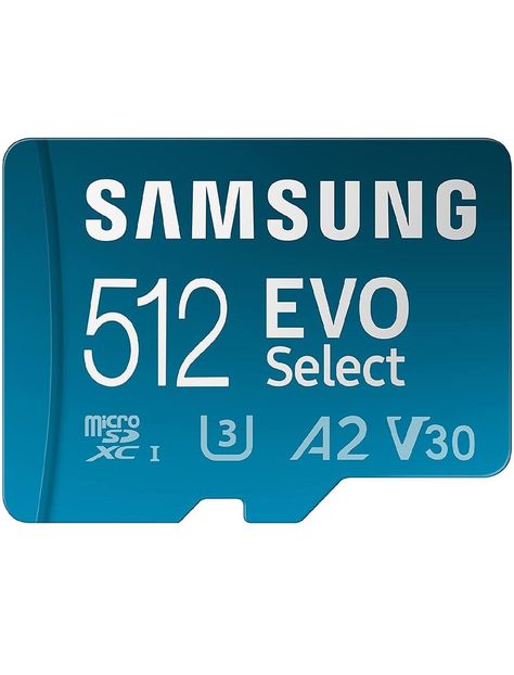 SAMSUNG EVO Select Micro SD-Memory-Card + Adapter, 512GB microSDXC 130MB/s Full HD & 4K UHD, UHS-I, U3, A2, V30, Expanded Storage for Android Smartphones, Tablets, Nintendo-Switch (MB-ME512KA/AM)
Visit the SAMSUNG Store Full Hd 4k, Class 10, 4k Video, Micro Sd, Full Hd, Nintendo Switch, The Selection, Smartphone, Tablet