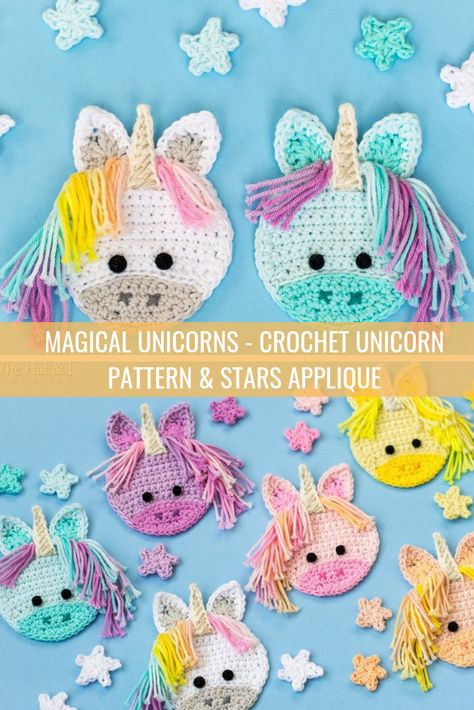 Crochet Flamingo, Applique Patterns Free, Crochet Applique Patterns, Crochet Unicorn Pattern, Crochet Appliqué, Crochet Applique Patterns Free, Unicorn Crochet, Owl Crochet Patterns, Elephant Applique