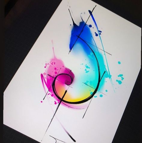 Tattoo Splash Color, Watercolor Splash Tattoo, Drawing To Draw, Colour Tattoo For Women, Watercolour Tattoos, Colour Tattoo, Rainbow Tattoos, Watercolor Paintings Of Animals, Virgo Tattoo