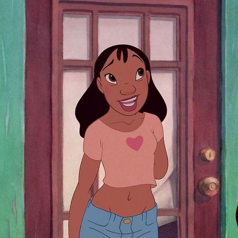 From Lilo and Stitch (2002) Nani Pelekai, Lilo And Nani, Lilo And Stitch 2002, Lilo Y Stitch, Lilo Et Stitch, Disney Princess Pictures, Character Sketches, Disney Aesthetic, Disney Lilo