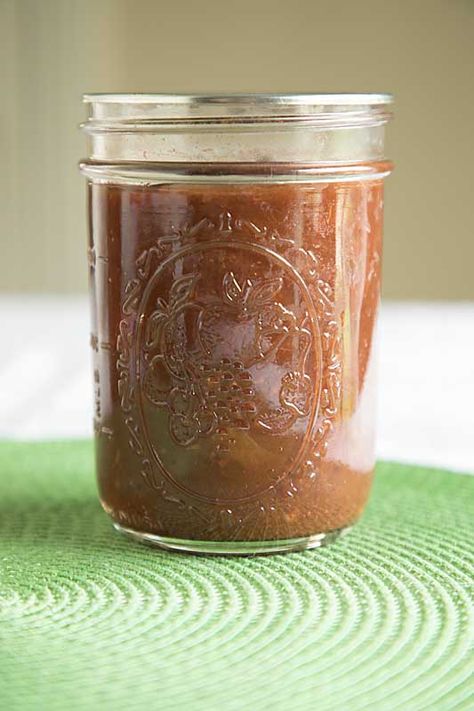 Apple Smoked BBQ Sauce - Art of Natural Living Bbq Sauce With Applesauce, Apple Bbq Sauce, Apple Bbq Sauce Canning, Apple Butter Barbecue Sauce Recipe, Apple Bbq Sauce Recipe, Bbq Sauce Homemade Easy, Apple Bars, Grilled Fruit, Smoked Ribs