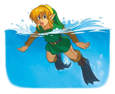 Link Swimming (GBA) Art - The Legend of Zelda: A Link to the Past Art Gallery Link To The Past Art, A Link To The Past, Link To The Past, Zelda Funny, Evil Demons, Link Art, Japanese Games, Classic Video Games, Zelda Art