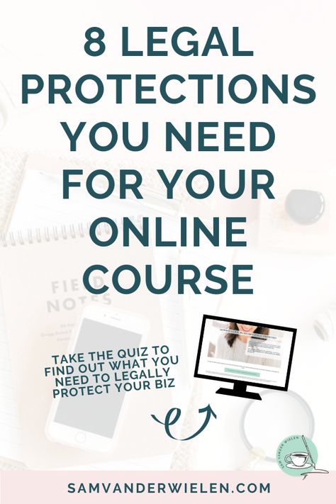 You’ve spent so much time creating an amazing online course for your clients. You created copy, a sales page, videos, and maybe even handouts or worksheets. But do you have any of it protected? Here are online course creation tips with all the legal info you need to keep your online course protected. #onlinebusiness #workfromhome #coursecreator Online Course Design, Importance Of Time Management, Course Creation, Online Course Creation, Yoga Kurse, Create Online Courses, Best Online Courses, Online Degree, Sales Page