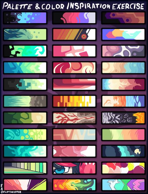 Color Schemes For Character Design, Colour Palette For Drawing, Colour Palette Character, Character Colour Schemes, Digital Painting Color Palette, Color Palettes For Characters, Color Pallet Challenge, Random Color Pallete, Color Theory Character Design