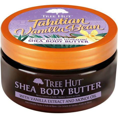 Tree Hut Body Butter, Tree Hut Tahitian Vanilla Bean, Vanilla Bean Body Butter, Tree Hut Vanilla, Tahitian Vanilla Bean, Vanilla Body Wash, Cake Face, Tree Hut, Aesthetic Beauty