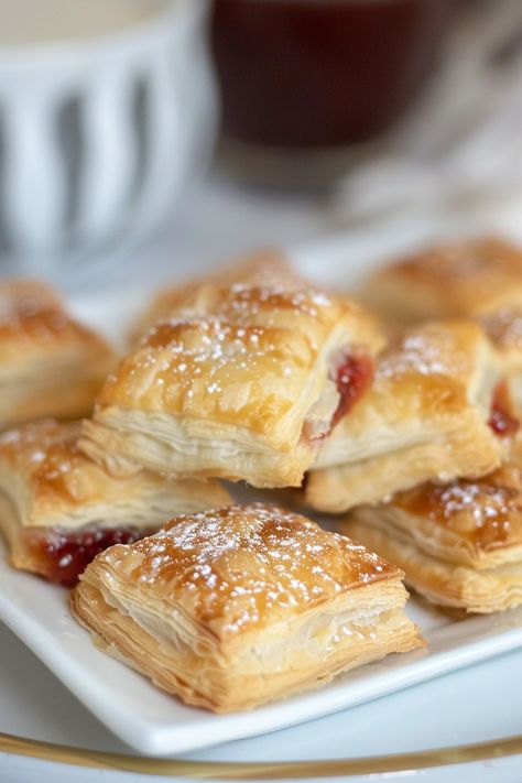 Tropical Guava Pastries Guava Pastry Recipe, Guava Cheese Pastry, Guava And Cheese Pastry, Guava Cream Cheese, Guava Pastries, Guava Desserts, Guava Pastry, Guava And Cream Cheese, Guava Recipes