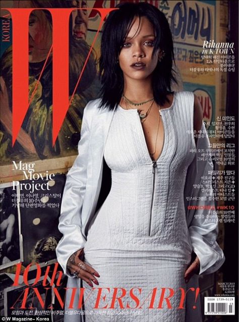 W Magazine Korea, Rihanna Daily, Rihanna Cover, Bloc Party, Rihanna Riri, Rihanna Style, W Korea, W Magazine, Rihanna Fenty