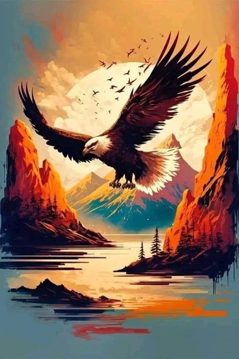 Camoflauge Wallpaper, Eagle Artwork, Benfica Wallpaper, Digital Art Software, Eagle Images, Eagle Painting, Eagle Wallpaper, Eagle Pictures, Iphone Wallpaper Landscape