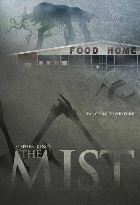 Horror Movie Poster Art : Stephen King's The Mist, 2007 by Chrisables @ deviantart The Mist Film, The Mist Stephen King, Stephen King Film, Halloween Movie Poster, Arte Zombie, Kings Movie, Stephen King Movies, Stephen King Books, Be With You Movie