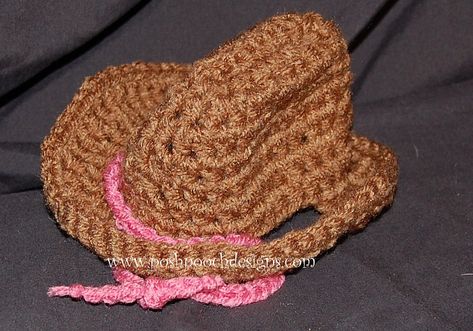 Ravelry: Dog Cowboy Hat by Sara Sach Dog Cowboy Hat, Dog Cowboy, Cowboy Hat Pattern, Crochet Dog Clothes, Dog Crochet, Crochet Dog Sweater, Crochet Design Pattern, Dog Halloween Costumes, Dog Hat