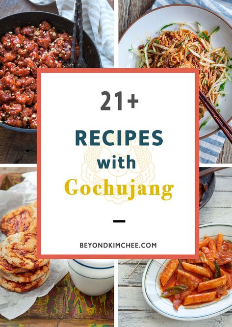 21 Recipes with Gochujang - Beyond Kimchee Recipes Using Gochujang, Recipes With Gochujang, Gochujang Recipe, Noodles Asian, Korean Chili, Korean Chili Paste, Korean Food Recipes, Love Korean, Korean Dishes