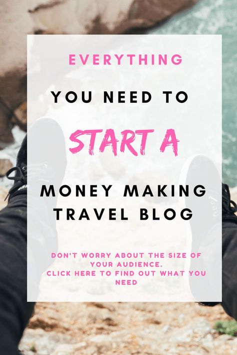 Everything you need to start a money making travel blog. You don't need a huge following to earn money blogging #travel #travelblog #digitalnomad Make Money Traveling, Blog For Beginners, Reading For Beginners, Earn Money Blogging, Travel Writing, Travel Money, Guided Writing, Freelance Writing, Stressed Out