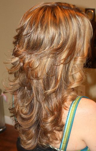 After - Flat iron curl | hairhag1 | Flickr Layered Hair Curls, 80s Feathered Hair, Layer Wavy Hair, Pretty Hair Cuts, Flat Iron Curls, Hairstyles For Layered Hair, Haircuts For Wavy Hair, Hair Stylies, Haircuts For Long Hair