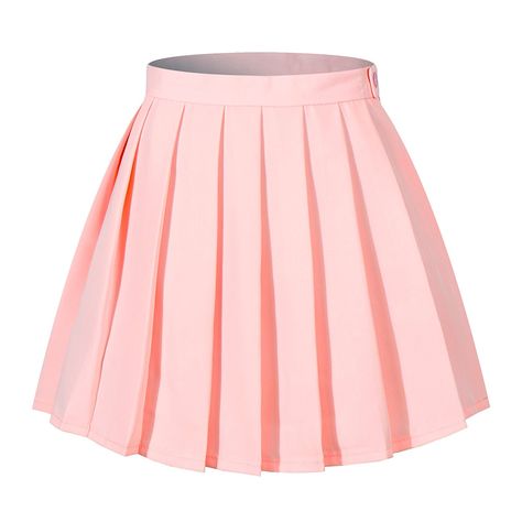 Pink Pleated Skirt, Pink Costume, High Waisted Pleated Skirt, Pleated Skirts, Skirt Mini, Pink Skirt, Plaid Skirt, Kawaii Clothes, Cute Skirts