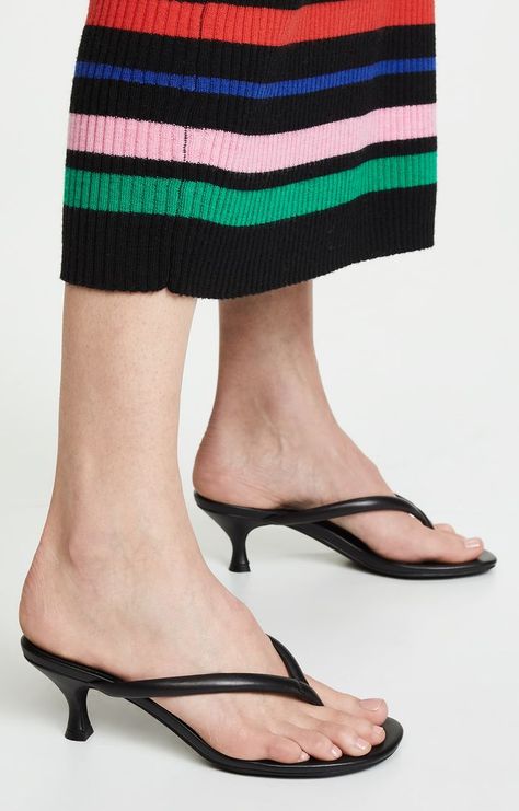 Jeffrey Campbell Brink Kitten Heel Flip Flops Heel Flip Flops, High Heel Flip Flops, Jeffrey Campbell Sandals, Heeled Flip Flops, Trendy Heels, Short Heels, Flip Flop Shoes, Jeffrey Campbell Shoes, Fashion World