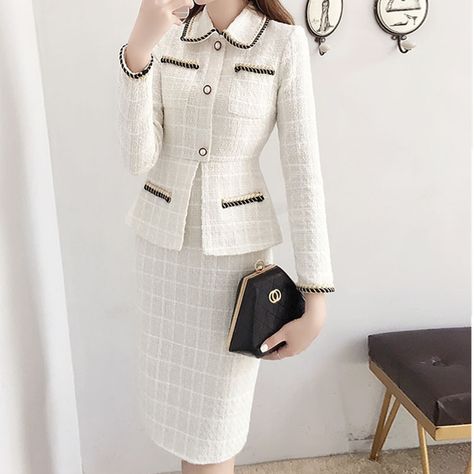 Cheap Dresses, Buy Quality Women's Clothing Directly from China Suppliers:SMTHMA 2021 New Autumn And Winter Tweed Dresses Women Vintage Ruffle Plaid Female Elegant Ladies Office Woolen Vestidos Enjoy ✓Free Shipping Worldwide! ✓Limited Time Sale ✓Easy Return. Tweed Dresses, Ladies Office, Woolen Dresses, Elegant Ladies, Tweed Dress, Dresses Women, Plaid Dress, Women Vintage, Dress Suits