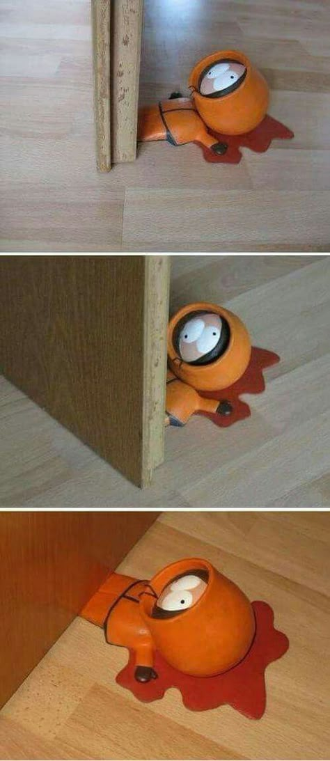 Kenny South Park, South Park Memes, Kenny Mccormick, South Park Anime, South Park Funny, Tweek Y Craig, Mia 3, North Park, Door Stopper