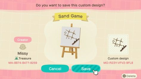 Animal Crossing Custom Designs, Cottagecore Animal Crossing, Sand Game, Sand Drawing, Animal Crossing 3ds, Animals Crossing, Animal Crossing Funny, Animal Crossing Memes, Animal Crossing Guide