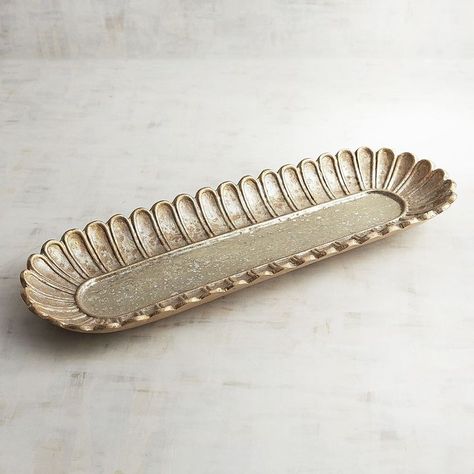 Carved Tray, Pvc Pipe Crafts, Metal Furniture Design, Gold Home Decor, Gold Kitchen, Indoor Patio, Metal Tray, Papasan Chair, Indoor Patio Furniture