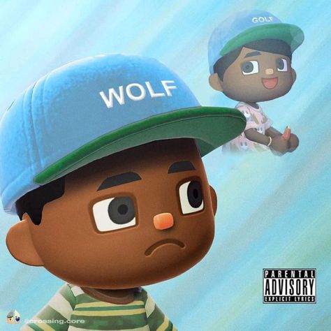 🌱’s Instagram photo: “"wolf" by tyler the creator, animal crossing version” Tyler The Creator Animal Crossing, Tyler The Creator, Animal Crossing, Hello Kitty, Kitty, The Creator, On Instagram, Blue, Instagram