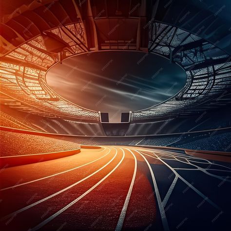 Premium AI Image | sports competition stadium background light Sports Cover Design, Background For Graphics Design, Premium Background Design, Sports Background Design Templates, Poster Background Design Graphics, Sport Poster Design Ideas, Graphics Design Background, Sports Background Design, Sports Poster Design