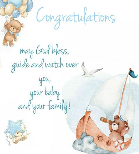 Congratulations Congratulations For New Baby, Congratulations On Baby, Congrats On Baby Boy, Baby Wishes, Baby Boy Decorations, Pregnancy Congratulations, Gd Morning, Baby Jokes, Birthday Brother