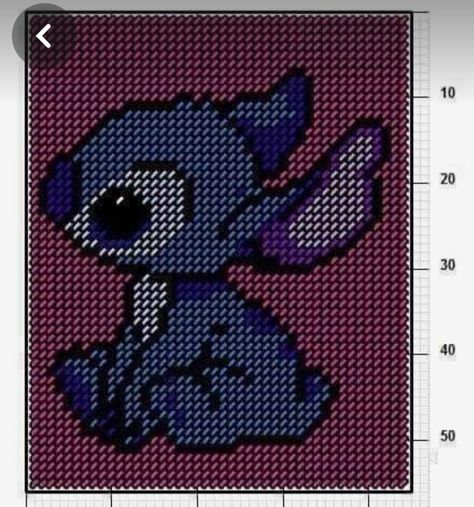 Lilo And Stitch Plastic Canvas Patterns, Disney Plastic Canvas Patterns, Stitch Plastic Canvas Pattern, Disney Graphs, Plastic Canvas Stitch, Canvas Stitch, Candy Bracelets, Yarn Patterns, Kleenex Box Cover