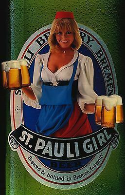 St Pauli Girl, Oktoberfest Woman, Bremen Germany, Beer Prints, Beer Girl, Beer Ad, Oktoberfest Beer, St Pauli, Pin Up Girl Vintage