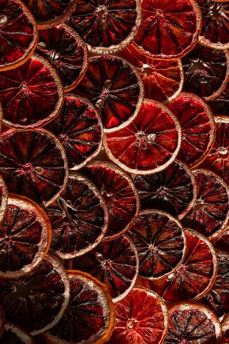 Dehydrated Citrus, Dried Citrus, Cocktail Garnish, Ink Blot, Blood Orange, Aesthetic Wallpapers, Barware, Wheel, Angeles