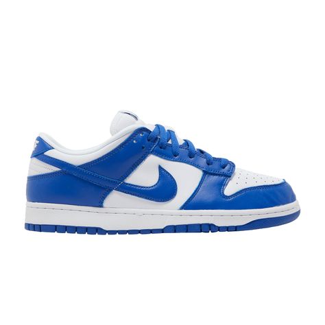 Check out the Dunk Low Retro SP 'Kentucky' on GOAT Kentucky Dunks, Dunk Low Kentucky, Nike Dunk Low Kentucky, Nike Dunk Low Sp, School Series, High Top Basketball Shoes, Blue Jordans, Cute Nikes, University Of Kentucky