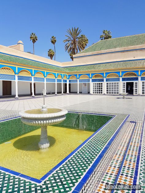 Bahia Palace in Marrakesh Marrakesh Travel, Bahia Palace, Morocco Beach, Africa Travel Guide, Visit Africa, Europe Bucket List, Marrakesh Morocco, Visit Morocco, Travel Destinations Bucket Lists