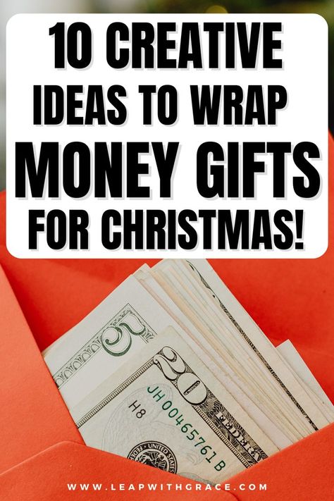 Make your Christmas gifts memorable with our blog post on 10 creative ideas to wrap money gifts for Christmas! Money doesn't have to be boring; with our unique wrapping ideas, you can turn cash into a thoughtful and delightful present. From origami to festive envelopes, these creative techniques will add a touch of magic to your gift-giving. Wrapping Cash For Christmas, Unique Wrapping Ideas Christmas, Money Gifts For Christmas, Unique Gift Wrapping Ideas Creative, Wrapping Money Gifts, Unique Wrapping Ideas, Wrapping Money, Old Book Crafts, Creative Wrapping