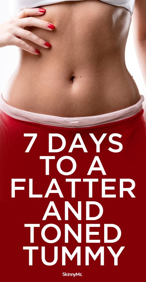 You’ll feel better, healthier, and slimmer after just one week—just 7 Days to a Flatter and Toned Tummy! Fitness Before After, Belly Bloat, 7 Day Detox, Abs Workouts, Flatter Tummy, Detox Diet Plan, Toned Tummy, Bloated Belly, Detox Water Recipes