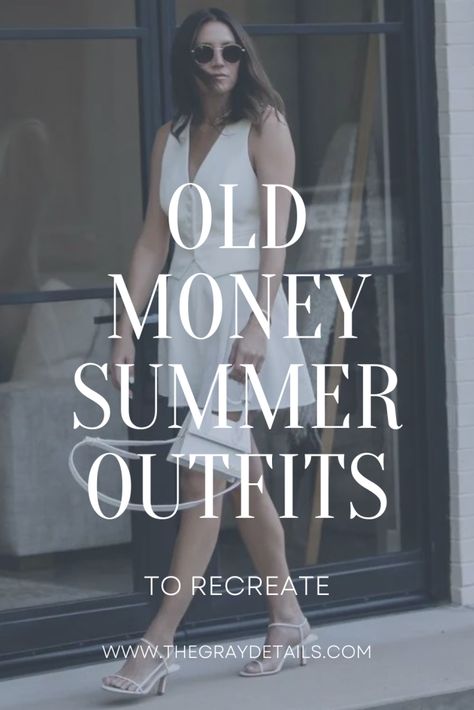 Old Money Summer Outfits, old money style, classy outfits, classy style, neutral outfits, quiet luxury outfits Friends Tv Show Tattoo Ideas, Friends Tv Show Tattoo, White Pants Outfit Summer, White Maxi Dress Outfit, White Vest Outfit, Old Money Summer Outfits, Summer Romper Outfit, Old Money Summer, Summer Brunch Outfit